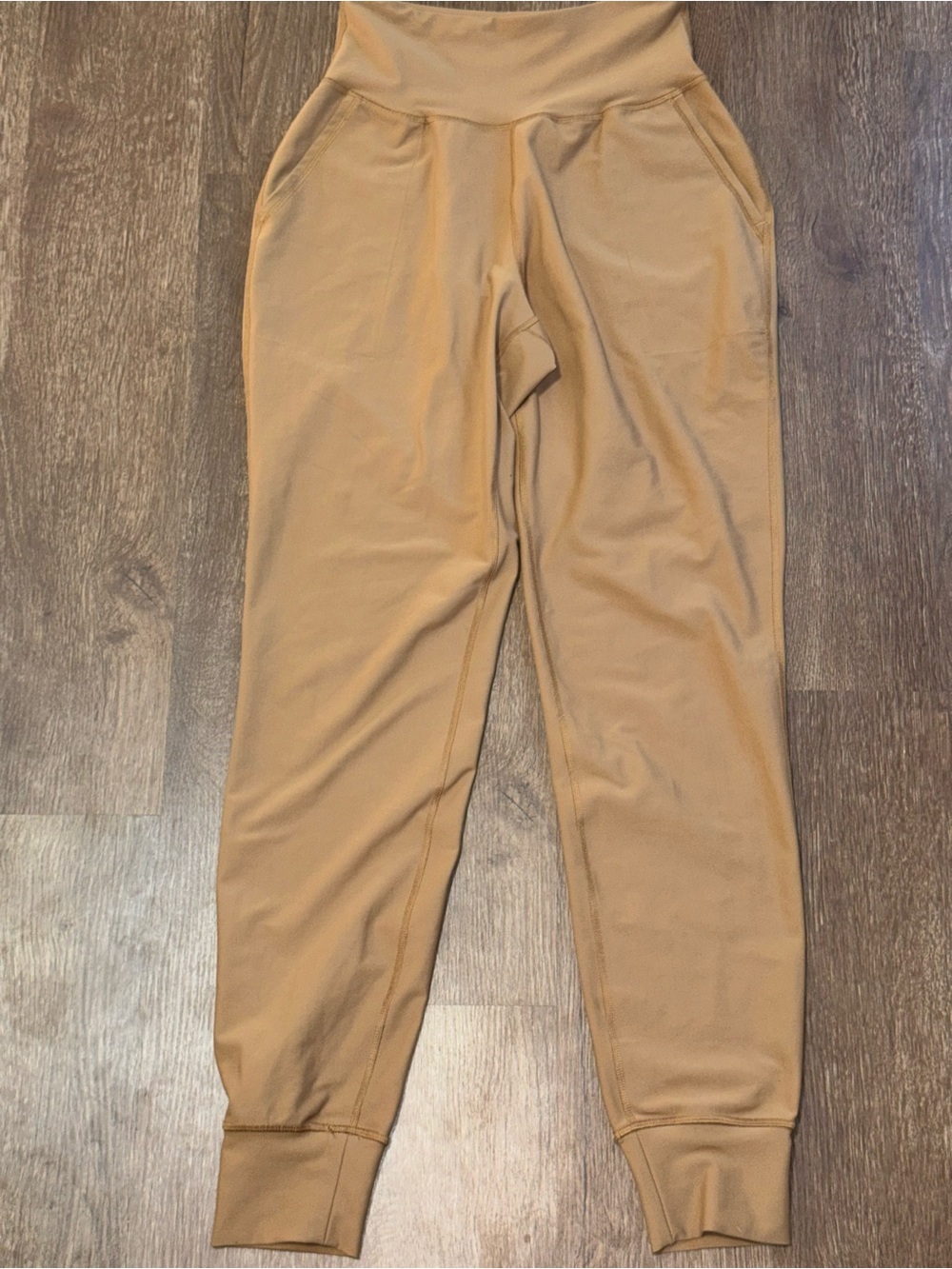 Old Navy Active Powersoft Joggers Pockets Tan Small Tall